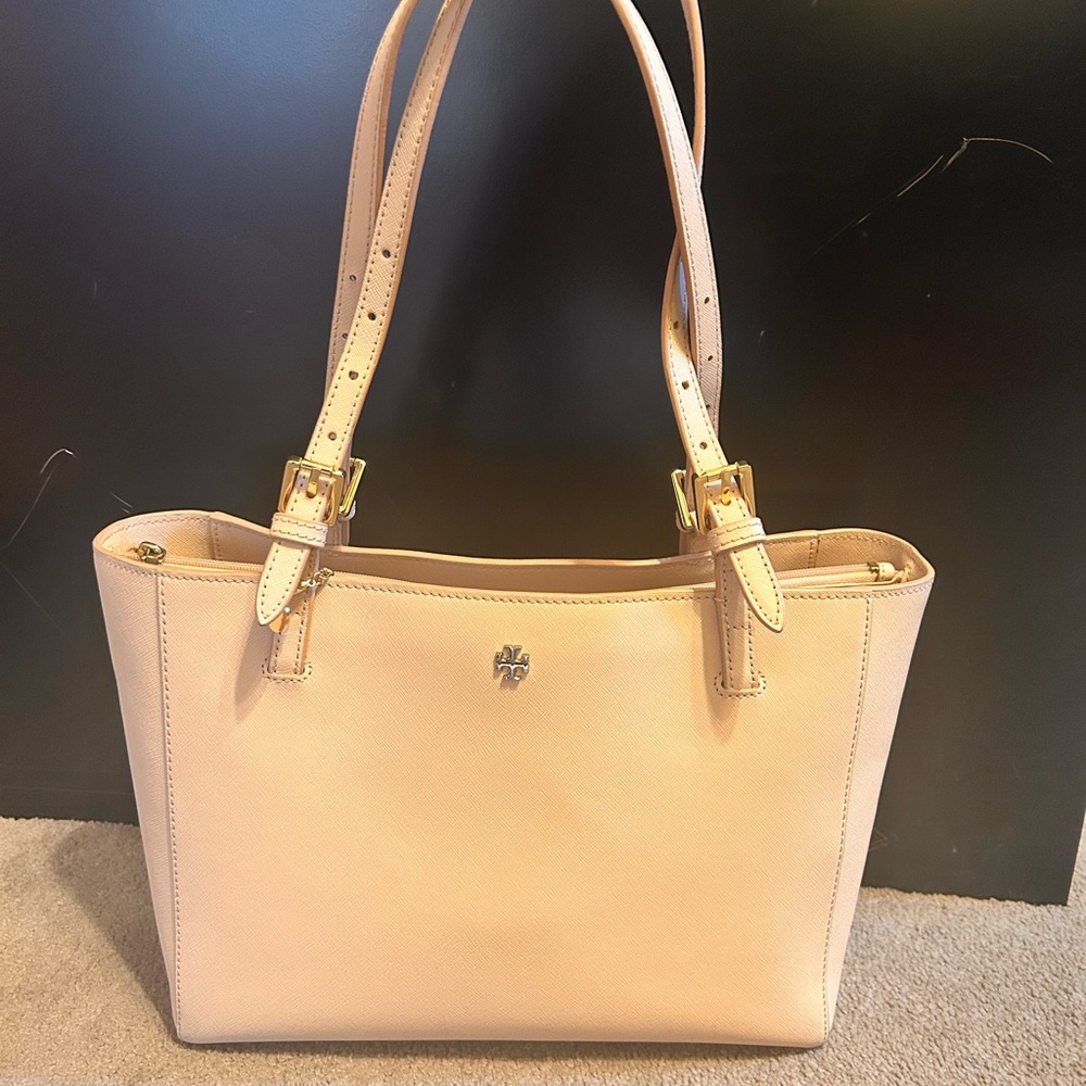 Light pink Tory Burch Tote Bag